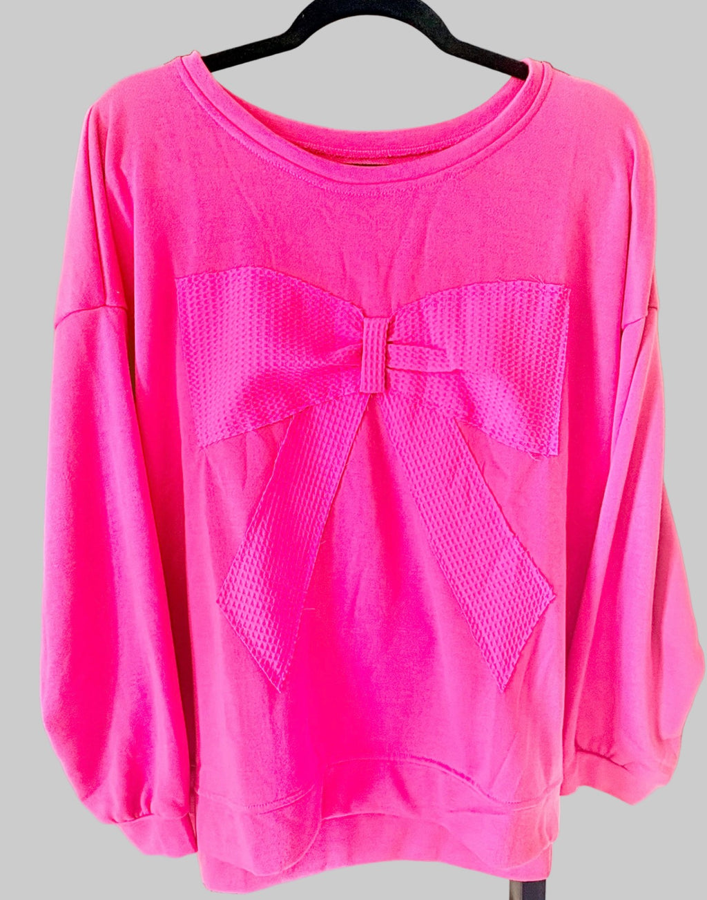 Shiraleah "Bows" Graphic Sweatshirt – Hot Pink