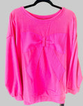 Shiraleah "Bows" Graphic Sweatshirt – Hot Pink