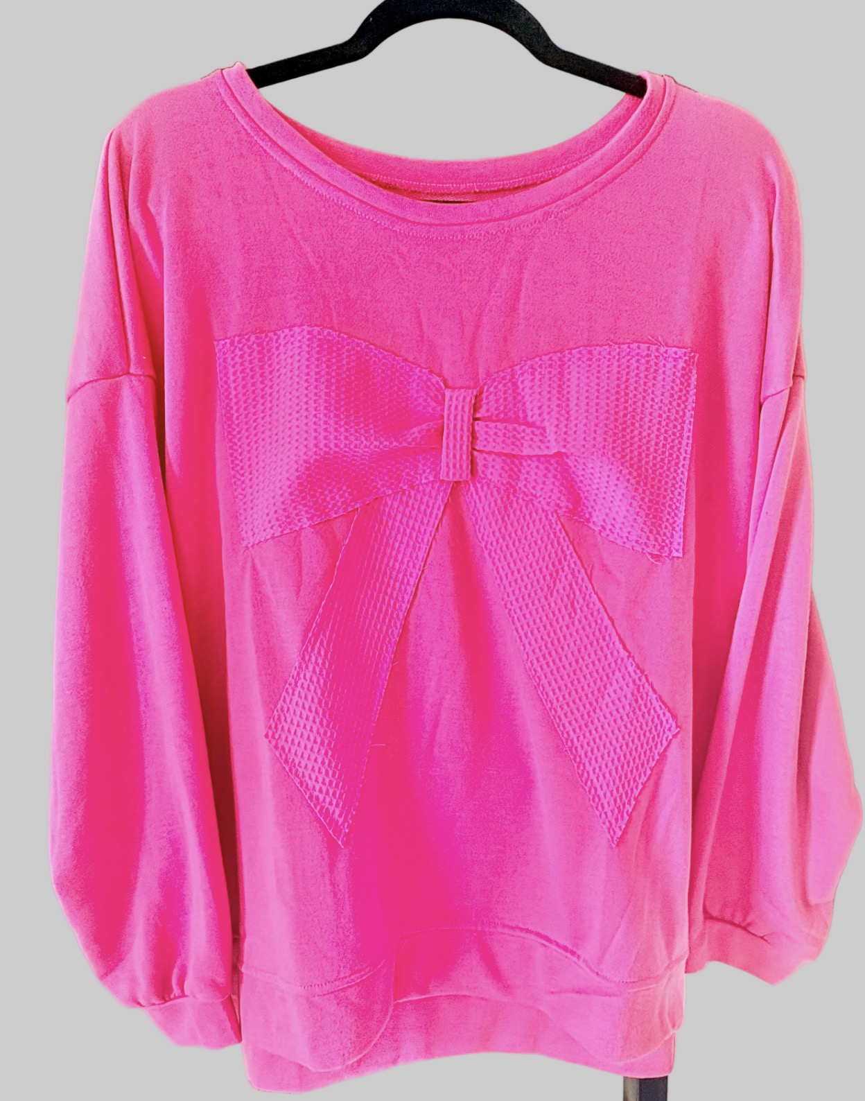 Shiraleah "Bows" Graphic Sweatshirt – Hot Pink