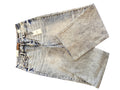 Judy blue high rise light mineral wash raw he wide leg jeans 15/32