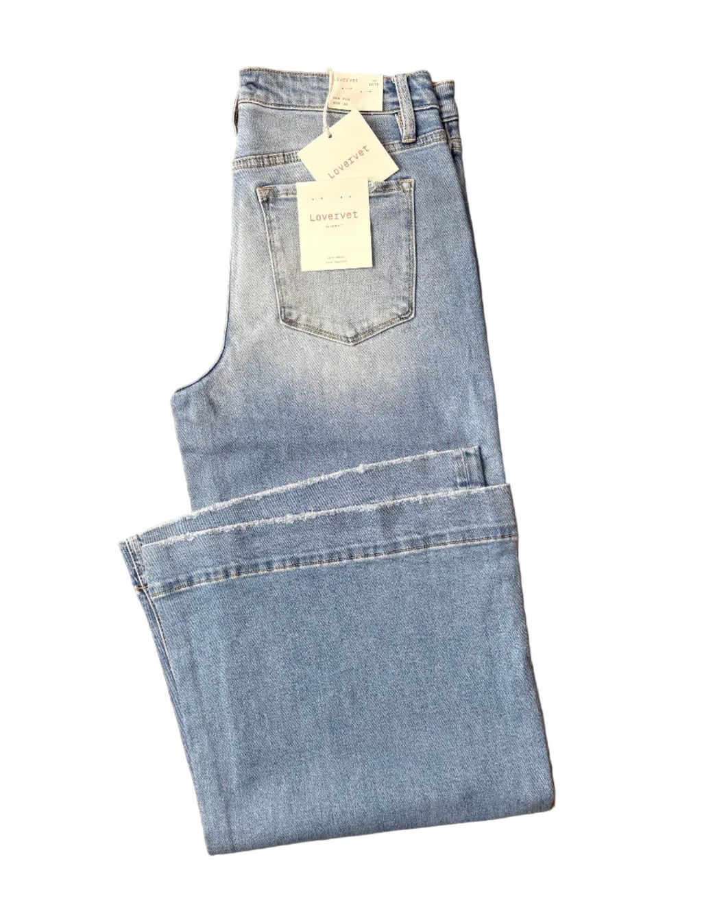 The Adrian by Lovervet High-Rise Wide Leg Denim Three Lengths 32/15
