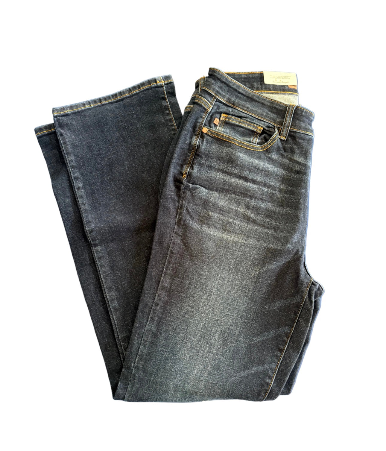 Judy blue mid rise dark wash boot cut jeans 14W